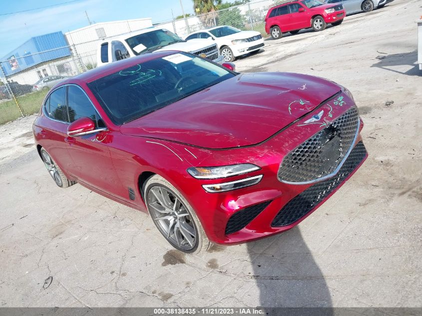 2023 Genesis G70 2.0T Awd VIN: KMTG34TAXPU127411 Lot: 38138435