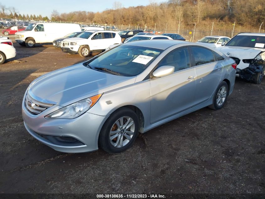 2014 Hyundai Sonata Gls VIN: 5NPEB4AC3EH858816 Lot: 38138635