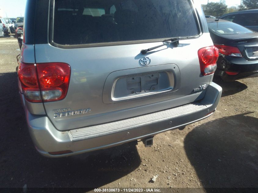 2006 Toyota Sequoia Sr5 V8 VIN: 5TDZT34A46S276674 Lot: 38138673