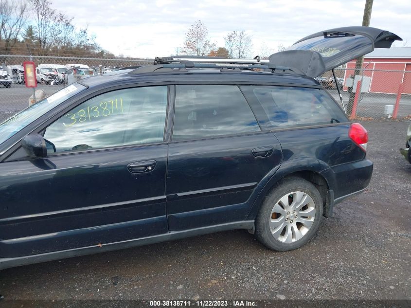 2008 Subaru Outback 2.5I Limited/2.5I Limited L.l. Bean Edition VIN: 4S4BP62C487302422 Lot: 38138711