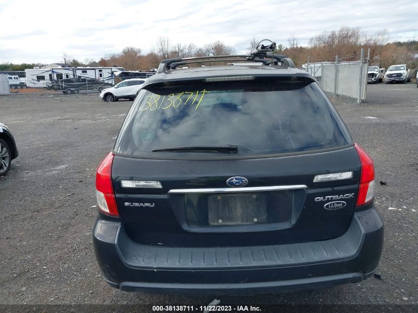 2008 Subaru Outback 2.5I Limited/2.5I Limited L.l. Bean Edition VIN: 4S4BP62C487302422 Lot: 38138711