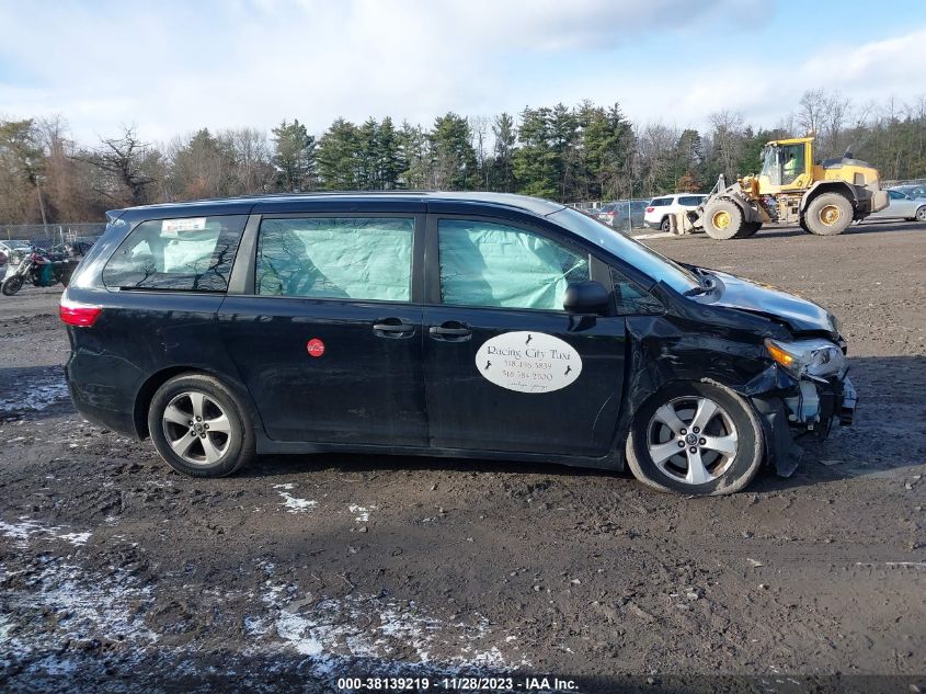 2018 Toyota Sienna L 7 Passenger VIN: 5TDZZ3DC2JS958252 Lot: 38139219