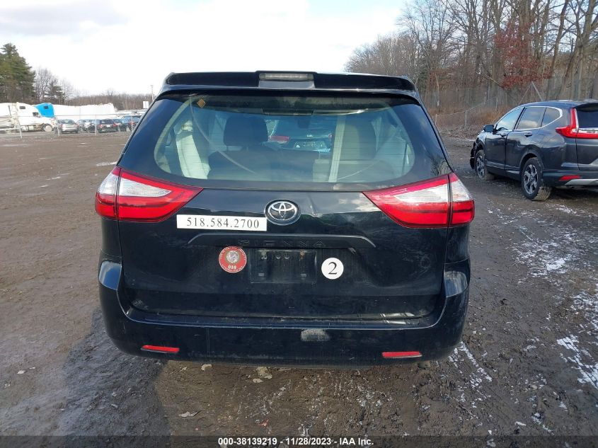 2018 Toyota Sienna L 7 Passenger VIN: 5TDZZ3DC2JS958252 Lot: 38139219