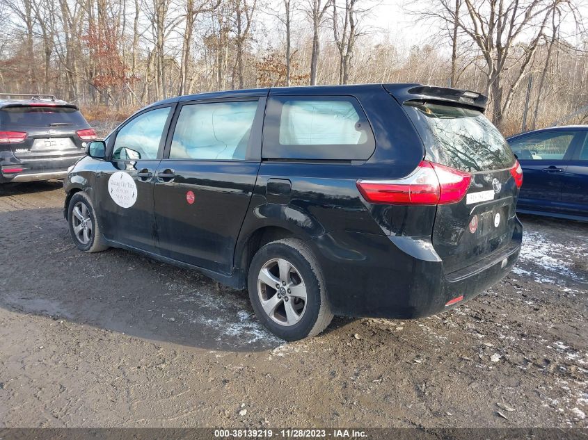 2018 Toyota Sienna L 7 Passenger VIN: 5TDZZ3DC2JS958252 Lot: 38139219