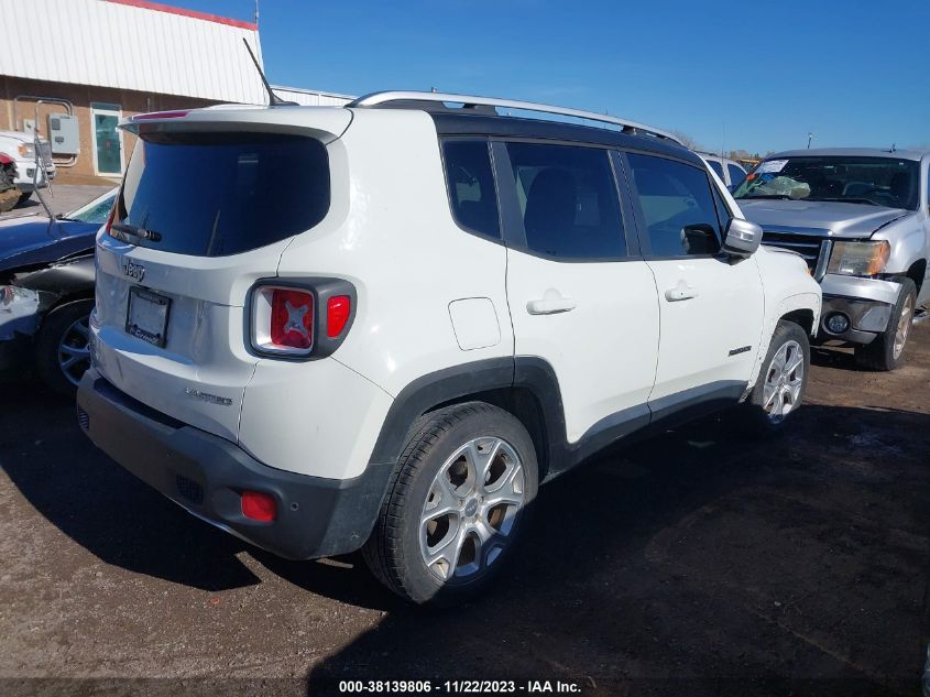 2016 Jeep Renegade Limited VIN: ZACCJADT0GPC76221 Lot: 38139806