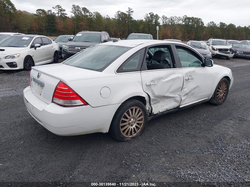 2007 Mercury Montego Premier VIN: 1MEHM42197G613819 Lot: 38139840