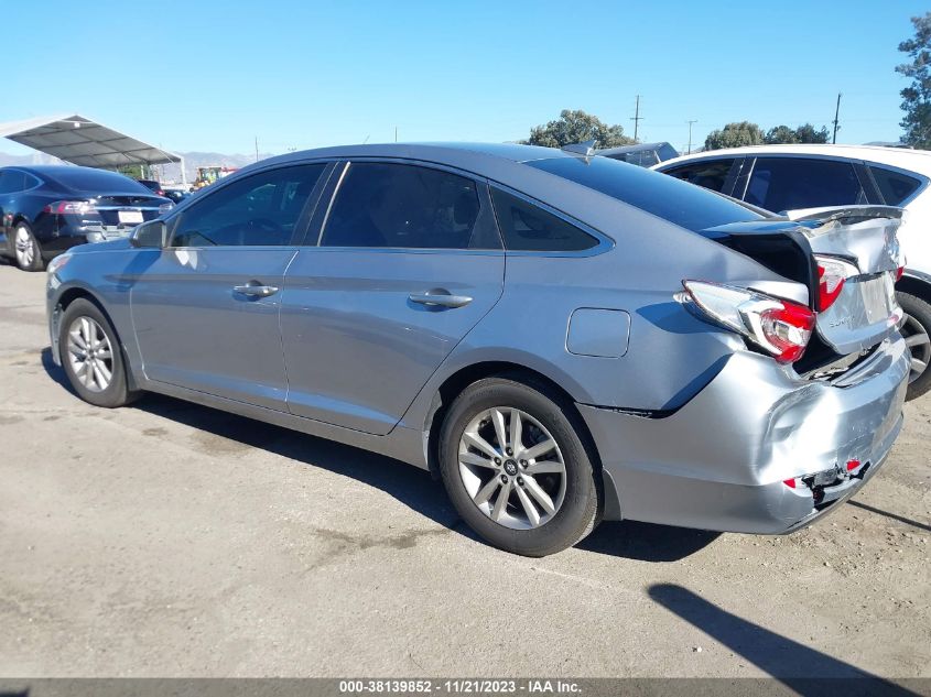 2015 Hyundai Sonata Se VIN: 5NPE24AF6FH166321 Lot: 38139852