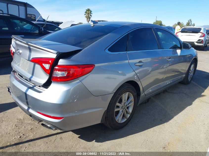 2015 Hyundai Sonata Se VIN: 5NPE24AF6FH166321 Lot: 38139852