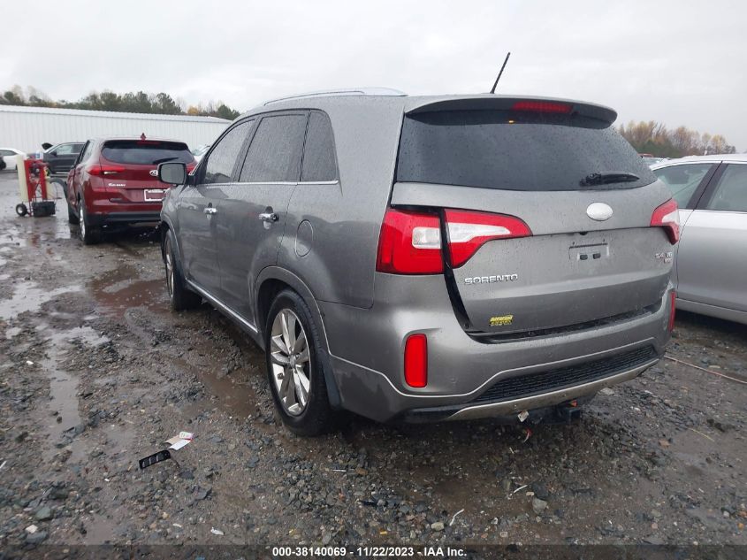 2015 Kia Sorento Limited V6 VIN: 5XYKW4A77FG554763 Lot: 38140069