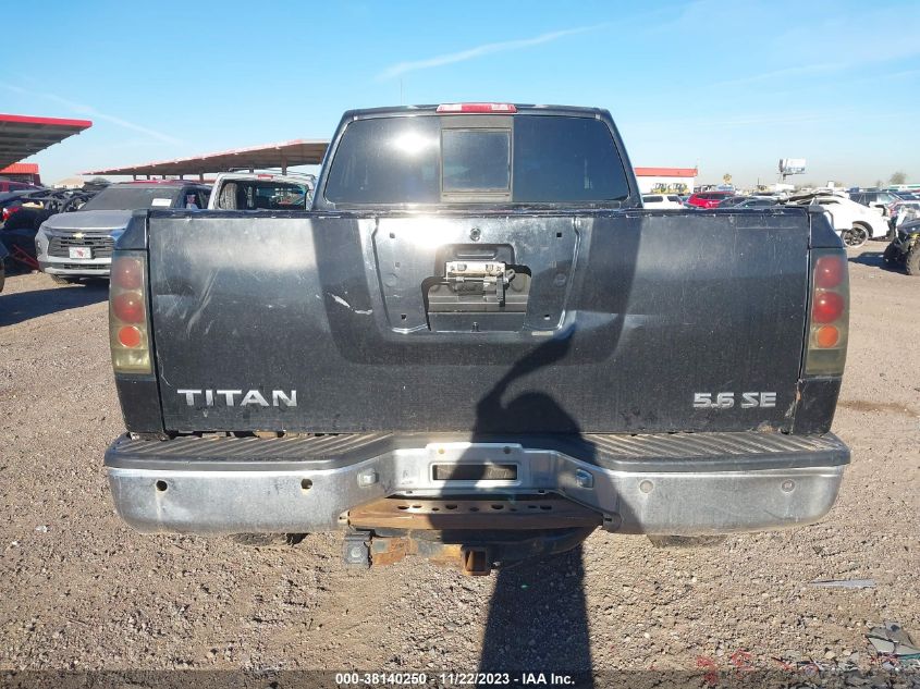 2006 Nissan Titan Se VIN: 1N6AA06B66N570877 Lot: 38140250