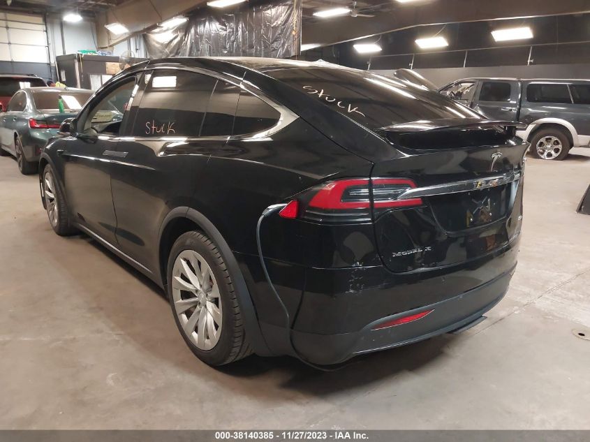 2018 Tesla Model X 75D/P100D/100D VIN: 5YJXCDE25JF096508 Lot: 38140385