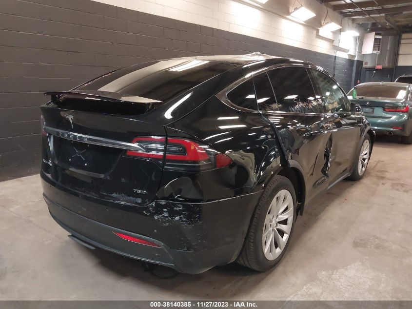 2018 Tesla Model X 75D/P100D/100D VIN: 5YJXCDE25JF096508 Lot: 38140385