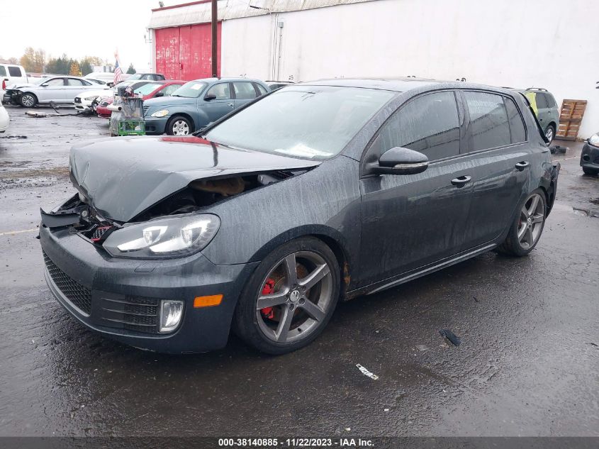 2013 Volkswagen Gti Drivers Edition VIN: WVWHD7AJ6DW132707 Lot: 38140885