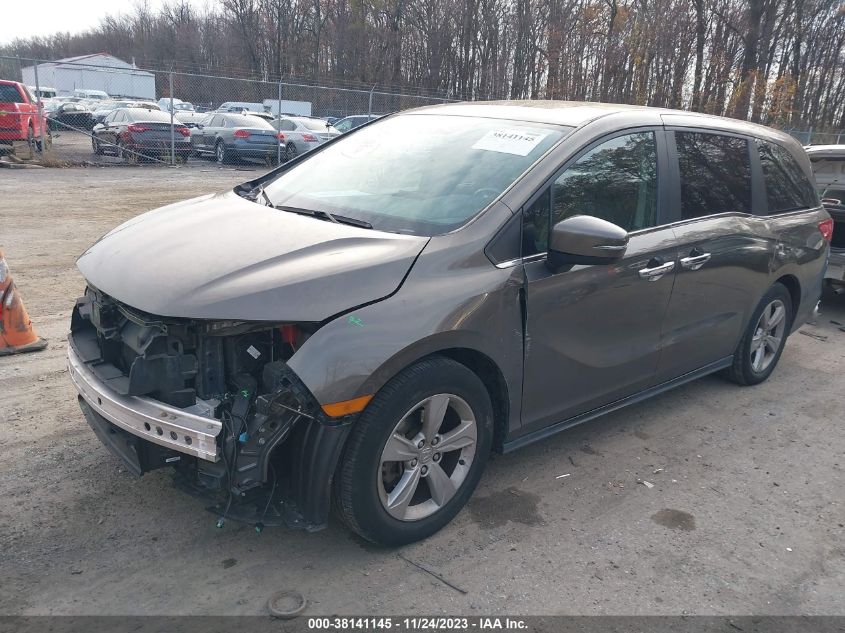 2019 Honda Odyssey Ex-L VIN: 5FNRL6H77KB008457 Lot: 40381538