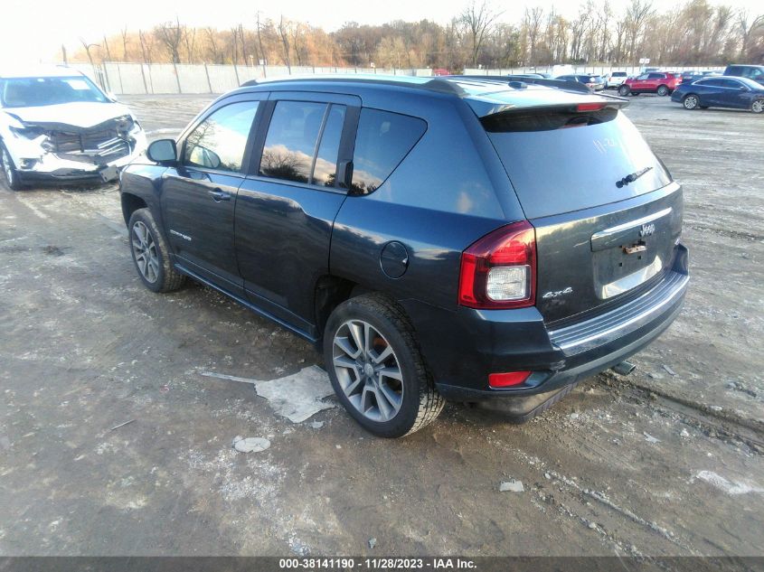 2016 Jeep Compass High Altitude Edition VIN: 1C4NJDEB3GD567312 Lot: 38141190