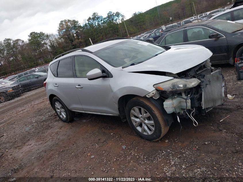 2013 Nissan Murano Sv VIN: JN8AZ1MU2DW202617 Lot: 38141322