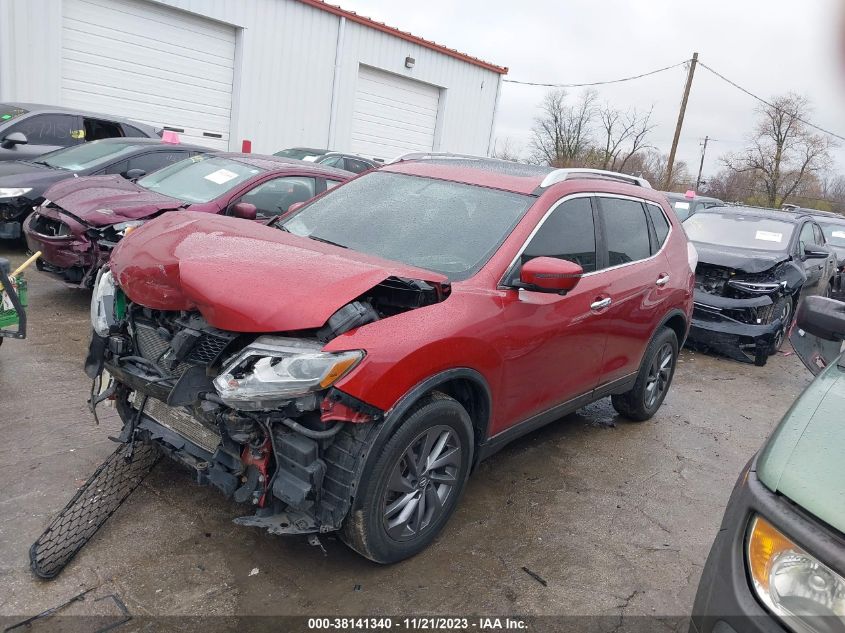 2016 Nissan Rogue S/Sv/Sl VIN: 5N1AT2MV0GC868551 Lot: 38141340