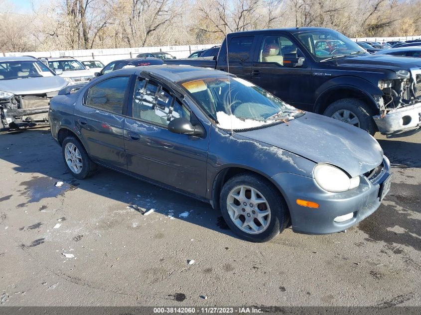 2002 Dodge Neon Sxt VIN: 1B3AS56C52D530300 Lot: 38142060