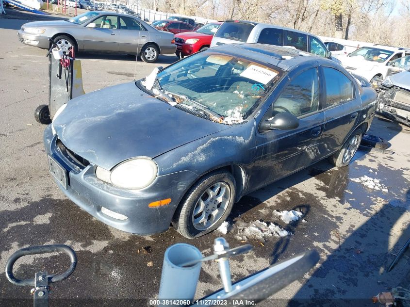 2002 Dodge Neon Sxt VIN: 1B3AS56C52D530300 Lot: 38142060