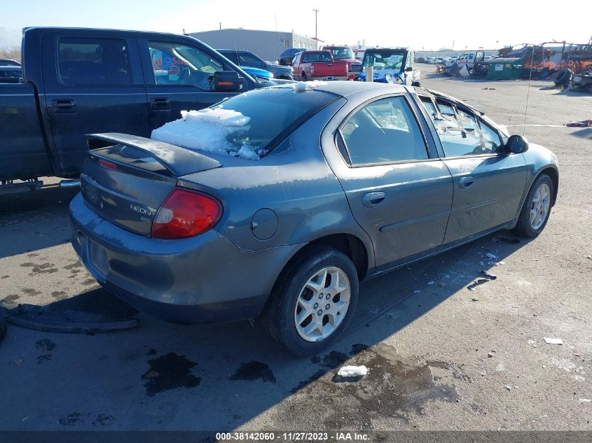 2002 Dodge Neon Sxt VIN: 1B3AS56C52D530300 Lot: 38142060