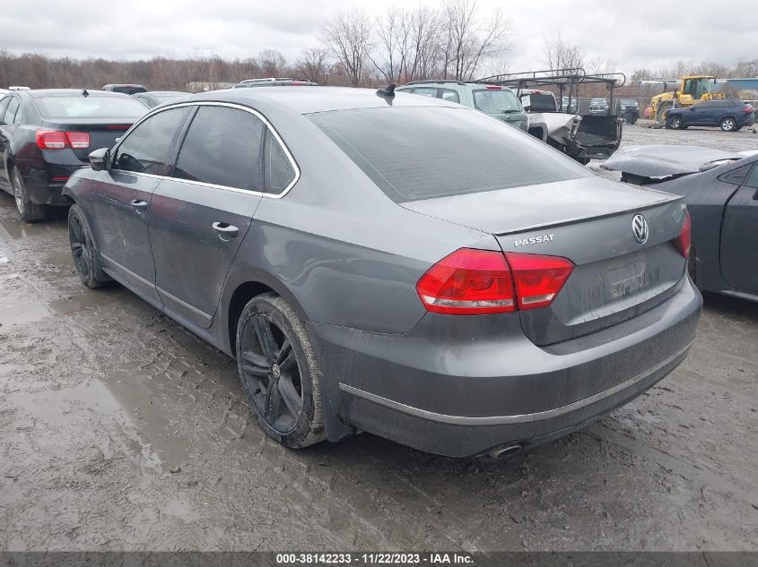 1VWCN7A3XCC071495 2012 Volkswagen Passat 2.0L Tdi Sel Premium