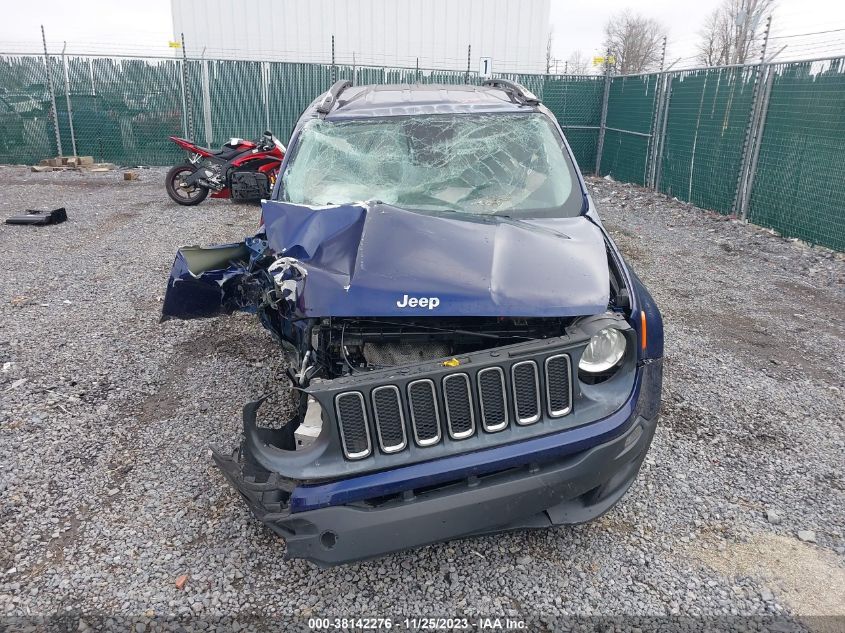 2017 Jeep Renegade Latitude 4X4 VIN: ZACCJBBB1HPF02526 Lot: 38142276