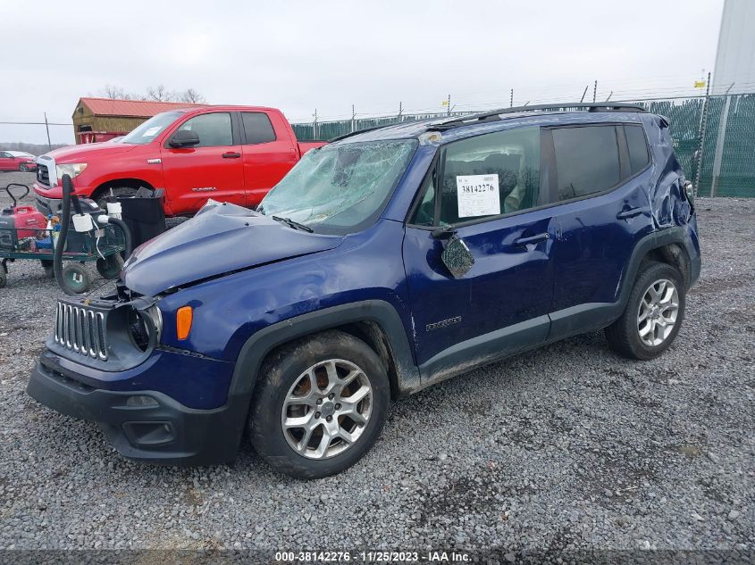 2017 Jeep Renegade Latitude 4X4 VIN: ZACCJBBB1HPF02526 Lot: 38142276