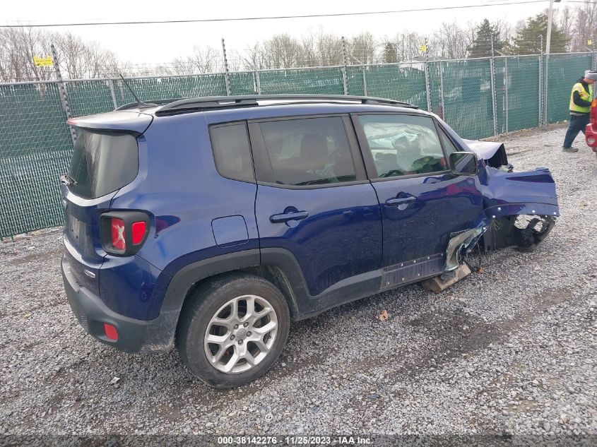 2017 Jeep Renegade Latitude 4X4 VIN: ZACCJBBB1HPF02526 Lot: 38142276