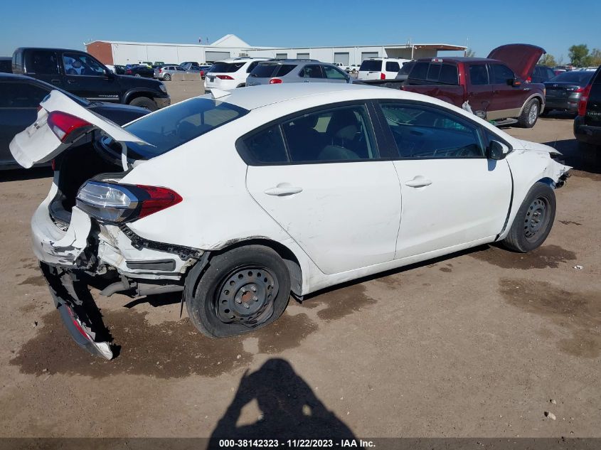 2017 Kia Forte Lx VIN: 3KPFK4A7XHE052181 Lot: 38142323