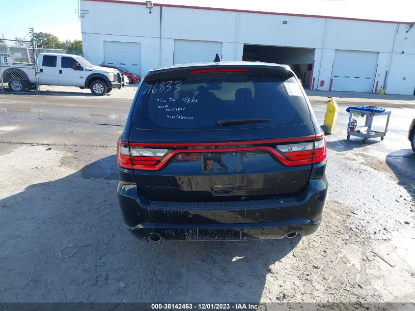 2022 Dodge Durango R/T Rwd VIN: 1C4SDHCT8NC216833 Lot: 38142463