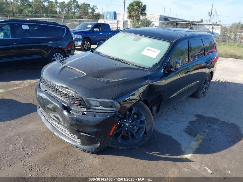 2022 Dodge Durango R/T Rwd VIN: 1C4SDHCT8NC216833 Lot: 38142463