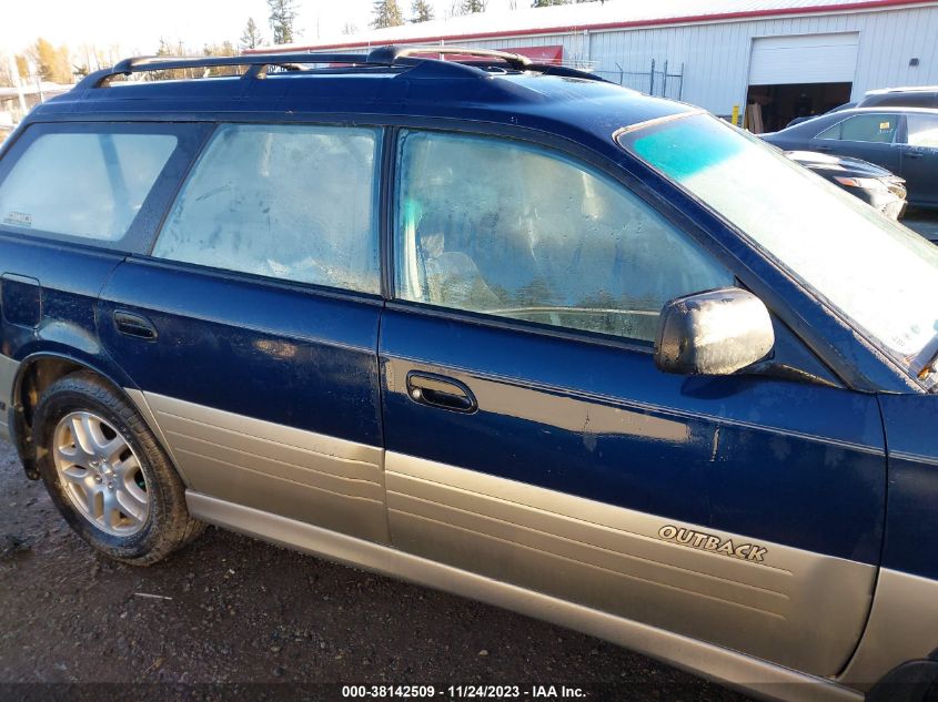 2002 Subaru Legacy Outback VIN: 4S3BH665527650377 Lot: 38142509