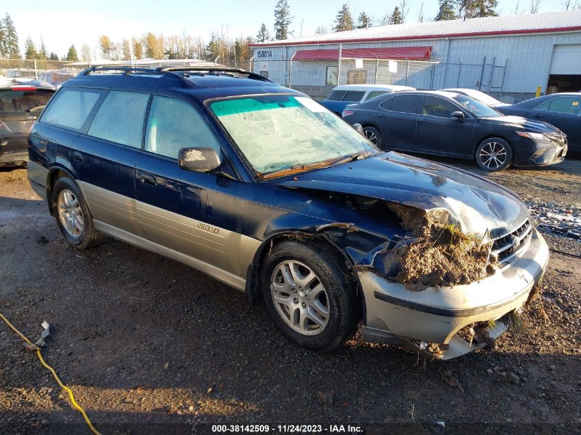 2002 Subaru Legacy Outback VIN: 4S3BH665527650377 Lot: 38142509