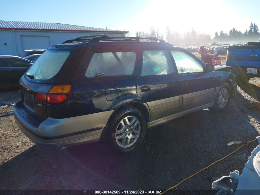 2002 Subaru Legacy Outback VIN: 4S3BH665527650377 Lot: 38142509