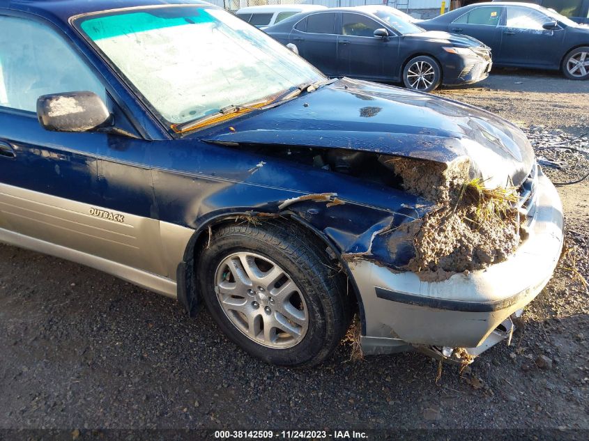 2002 Subaru Legacy Outback VIN: 4S3BH665527650377 Lot: 38142509