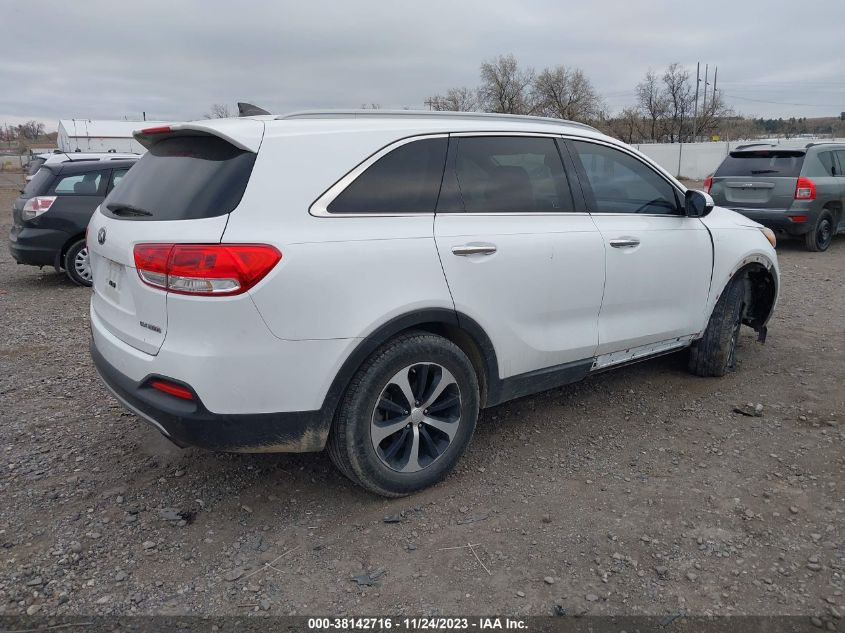 2016 Kia Sorento 2.0T Ex VIN: 5XYPH4A13GG009706 Lot: 38142716