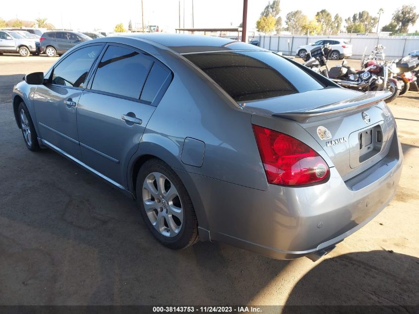 2007 Nissan Maxima 3.5 Sl VIN: 1N4BA41E37C855295 Lot: 38143753