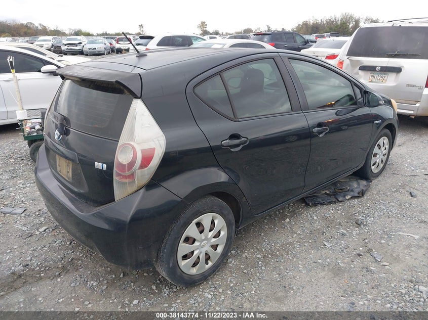 2012 Toyota Prius C One VIN: JTDKDTB30C1506433 Lot: 38143774