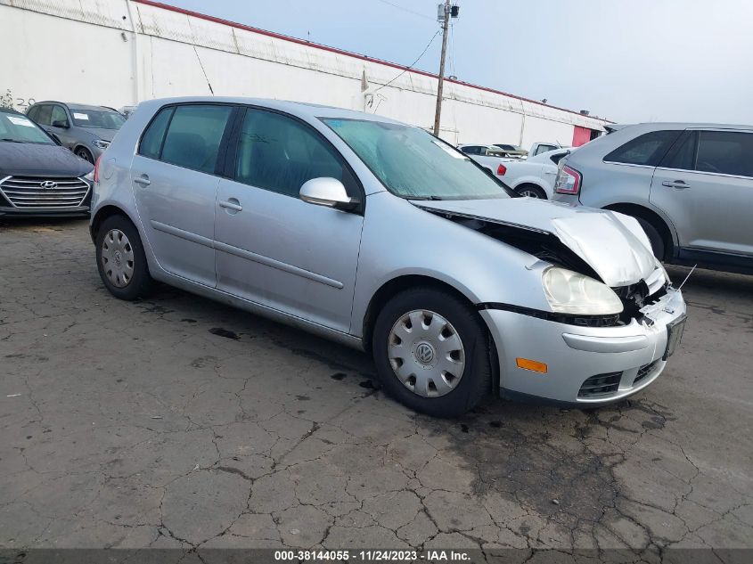 2007 Volkswagen Rabbit 4-Door VIN: WVWDR71K37W046252 Lot: 38144055