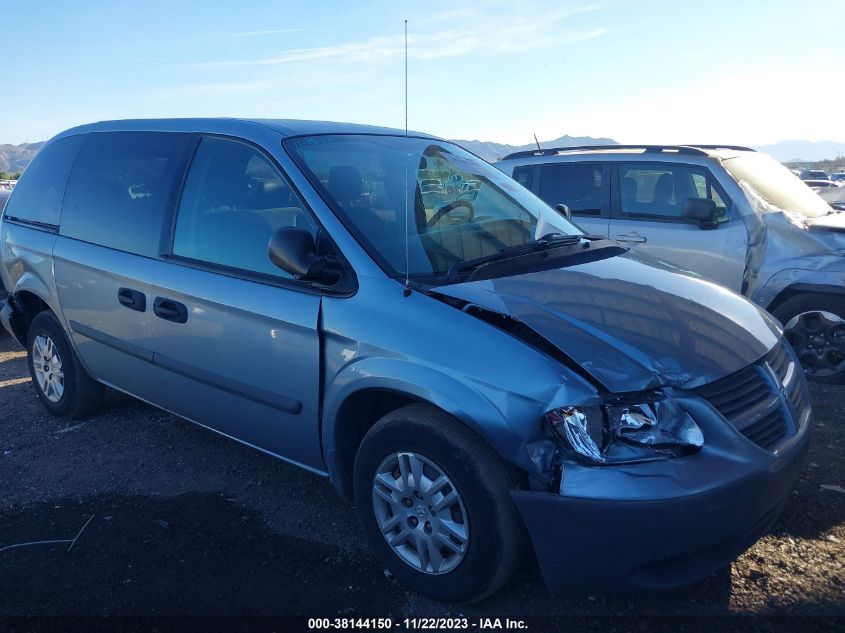 2006 Dodge Caravan Se VIN: 1D4GP25EX6B645586 Lot: 38144150