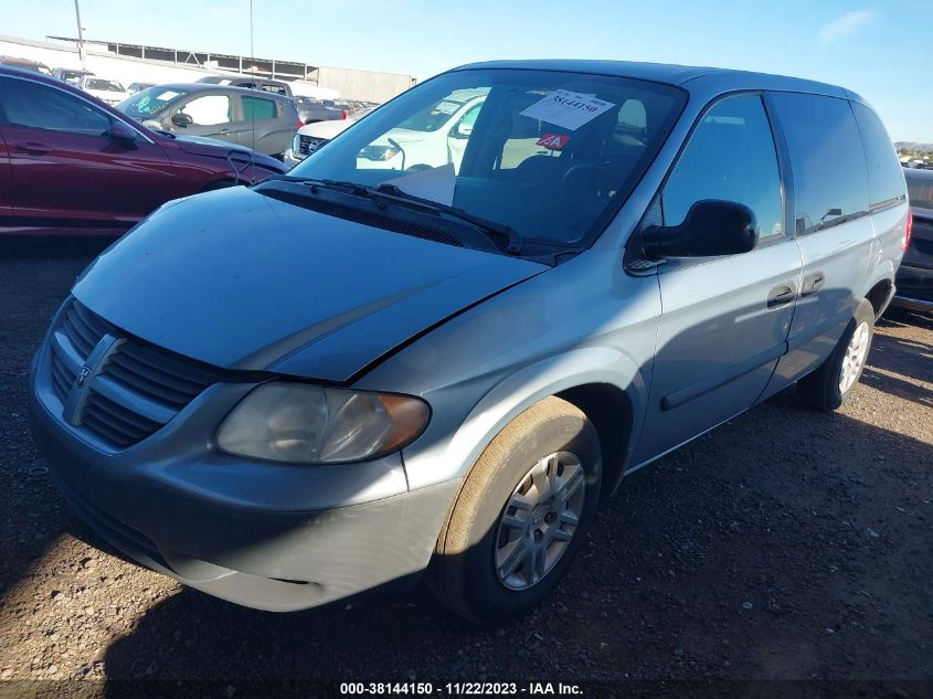 2006 Dodge Caravan Se VIN: 1D4GP25EX6B645586 Lot: 38144150