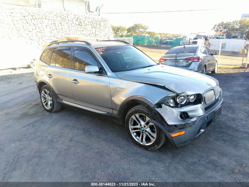 2008 BMW X3 3.0Si VIN: WBXPC93408WJ13127 Lot: 38144523