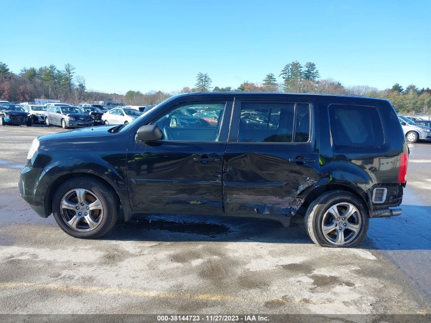 2013 Honda Pilot Ex-L VIN: 5FNYF4H59DB054512 Lot: 38144723