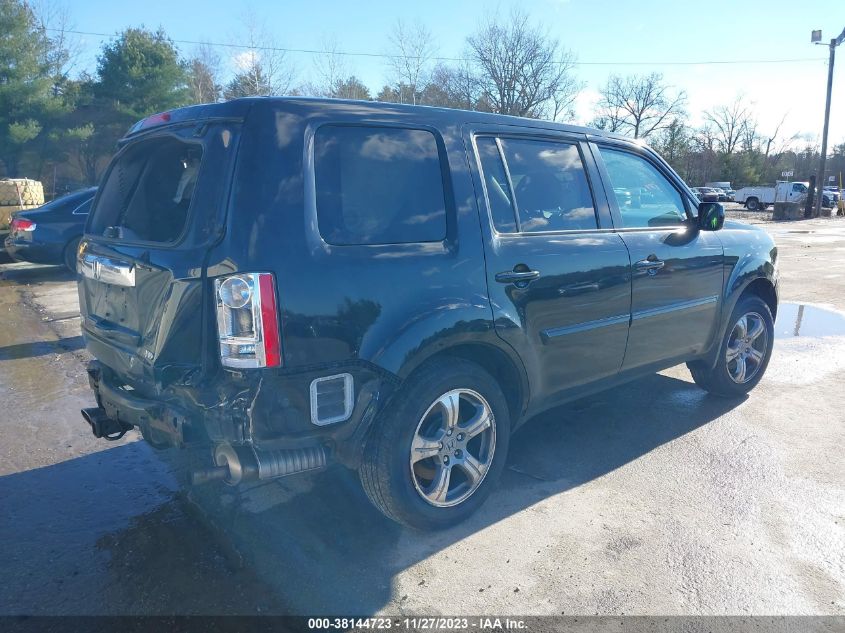 2013 Honda Pilot Ex-L VIN: 5FNYF4H59DB054512 Lot: 38144723