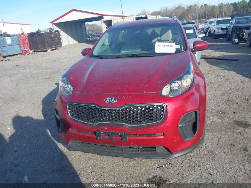 2017 Kia Sportage Lx VIN: KNDPM3AC6H7232618 Lot: 38145026