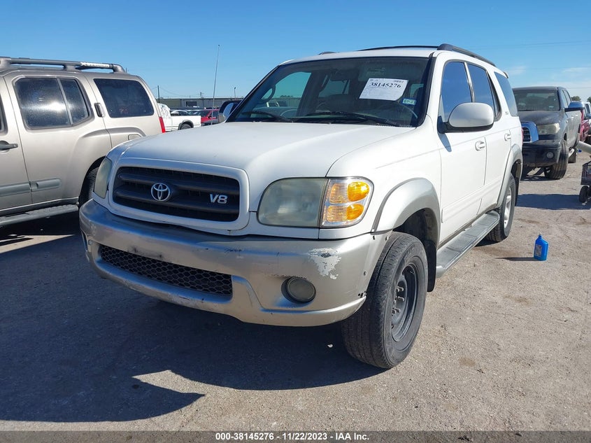 2002 Toyota Sequoia Sr5 VIN: 5TDZT34A72S072283 Lot: 38145276