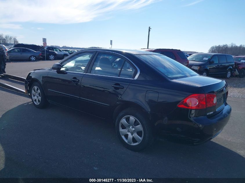 KNAGE123785217747 2008 Kia Optima Lx