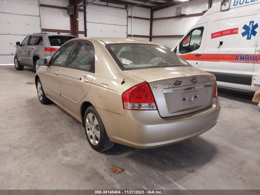 2009 Kia Spectra Ex VIN: KNAFE221195665838 Lot: 38145404