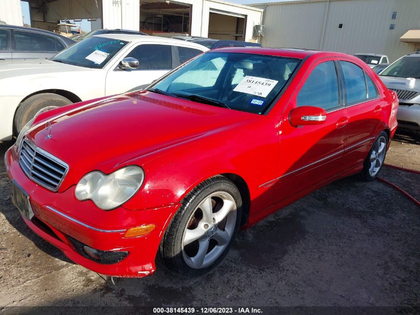 2006 Mercedes-Benz C 230 Sport VIN: WDBRF52H26F756794 Lot: 38145439