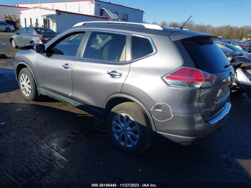 2016 Nissan Rogue S VIN: KNMAT2MV3GP597367 Lot: 38145448